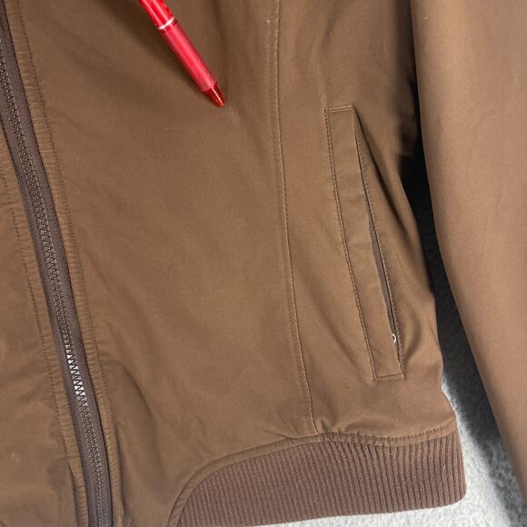 Marmot Womens Jacket Zip Bomber Sz XL Hooded Fleece Lined Active Athletic Outdoo - Picture 2 of 12